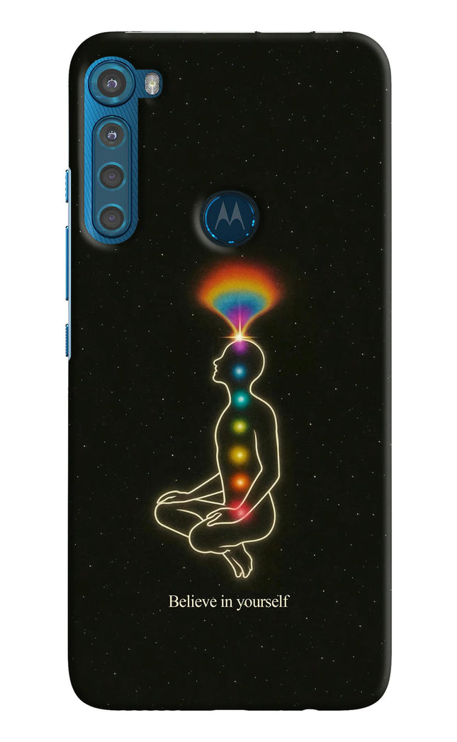 Believe in yourself Motorola One Fusion Plus Hard Case Back Cover by Casekaro