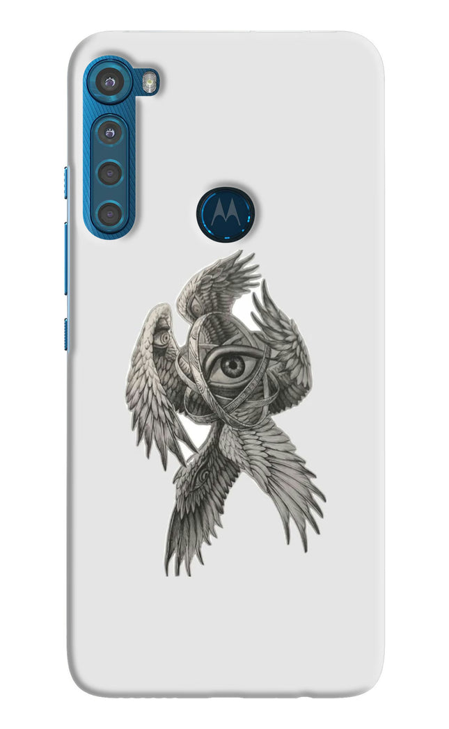 Accurate Angel Motorola One Fusion Plus Hard Case Back Cover by Casekaro