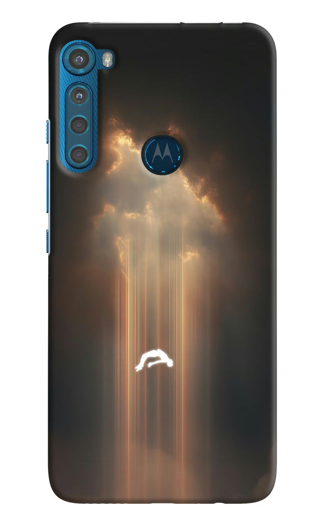 Heavenly Beam Motorola One Fusion Plus Hard Case Back Cover by Casekaro