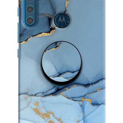 Blue Marble Motorola One Fusion Plus Pop Case by Casekaro