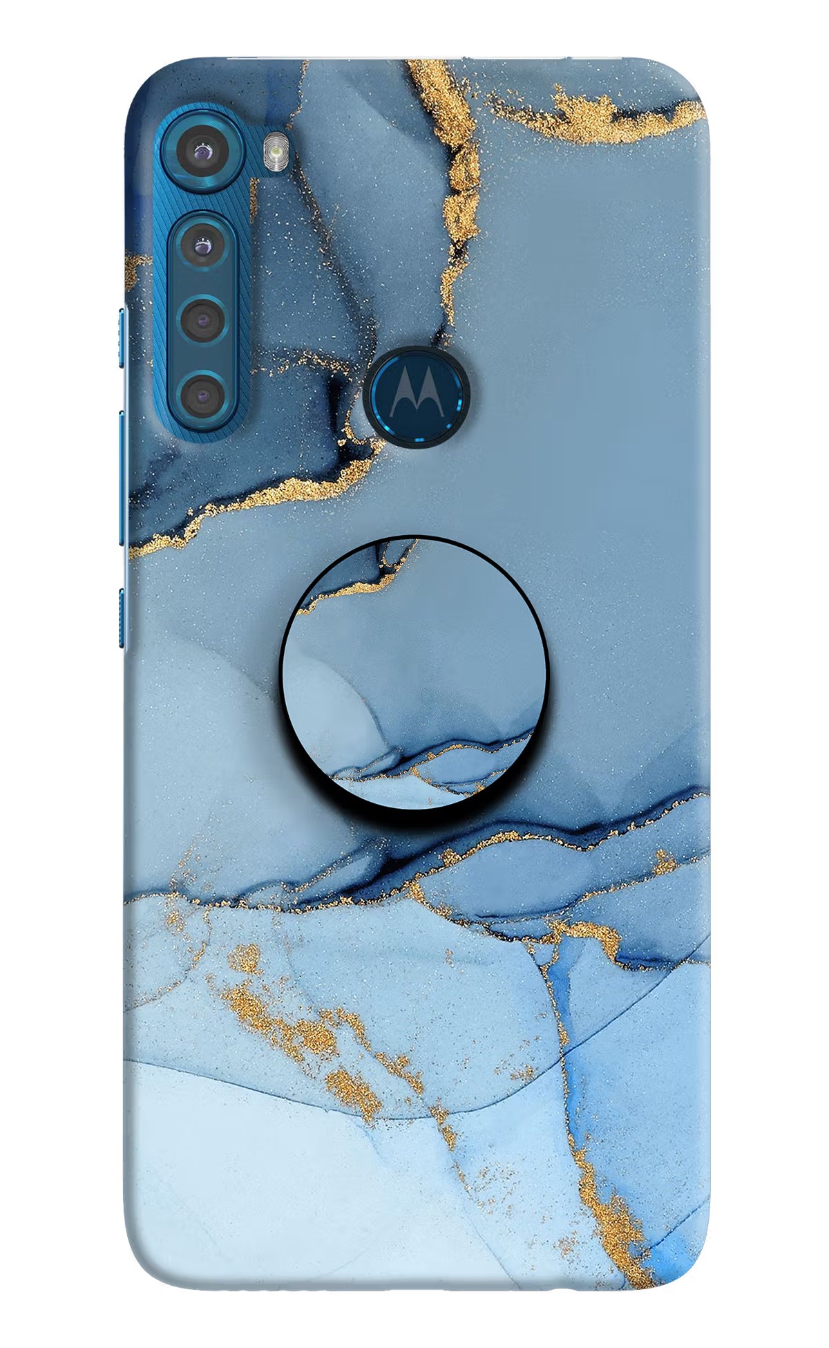 Blue Marble Motorola One Fusion Plus Pop Case by Casekaro