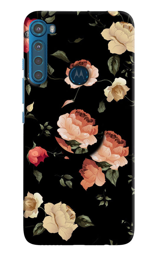 Flowers Motorola One Fusion Plus Pop Case by Casekaro