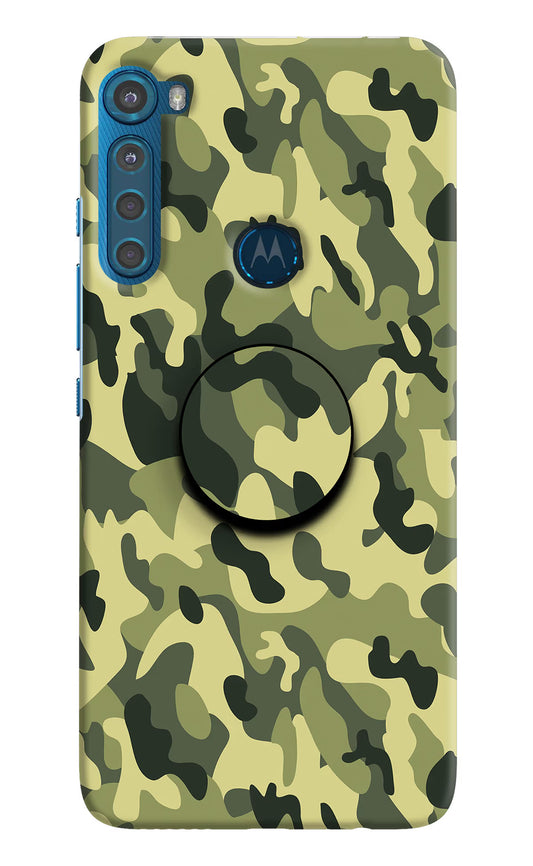 Camouflage Motorola One Fusion Plus Pop Case by Casekaro