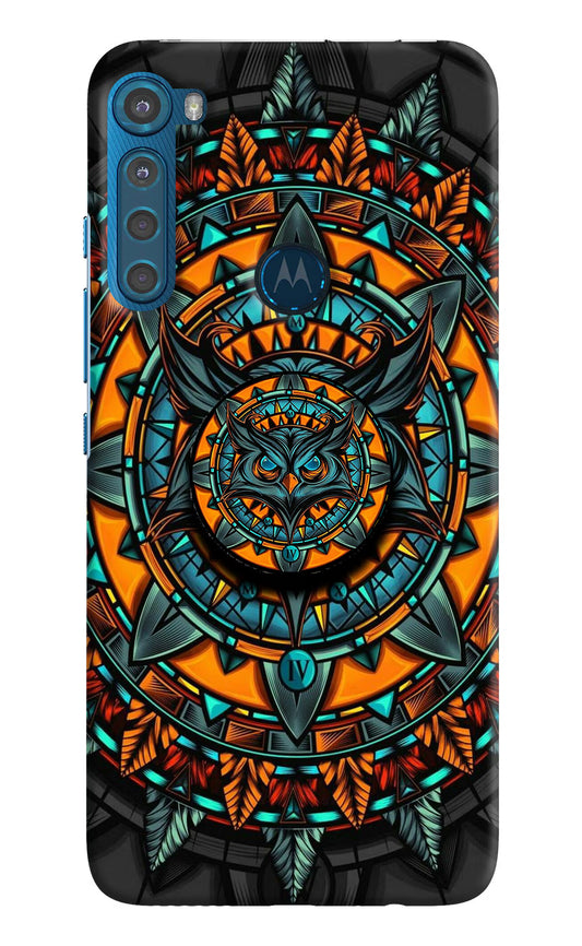 Angry Owl Motorola One Fusion Plus Pop Case by Casekaro