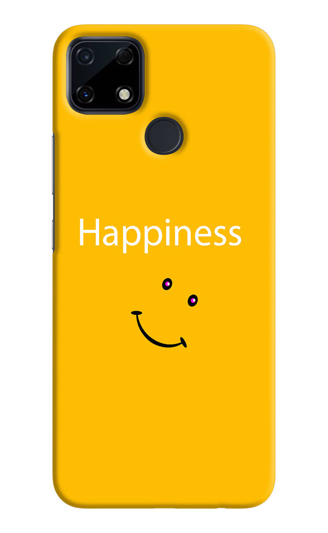 Happiness With Smiley Realme Narzo 30A Hard Case Back Cover by Casekaro