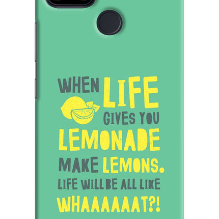 Quote Realme Narzo 30A Hard Case Back Cover by Casekaro