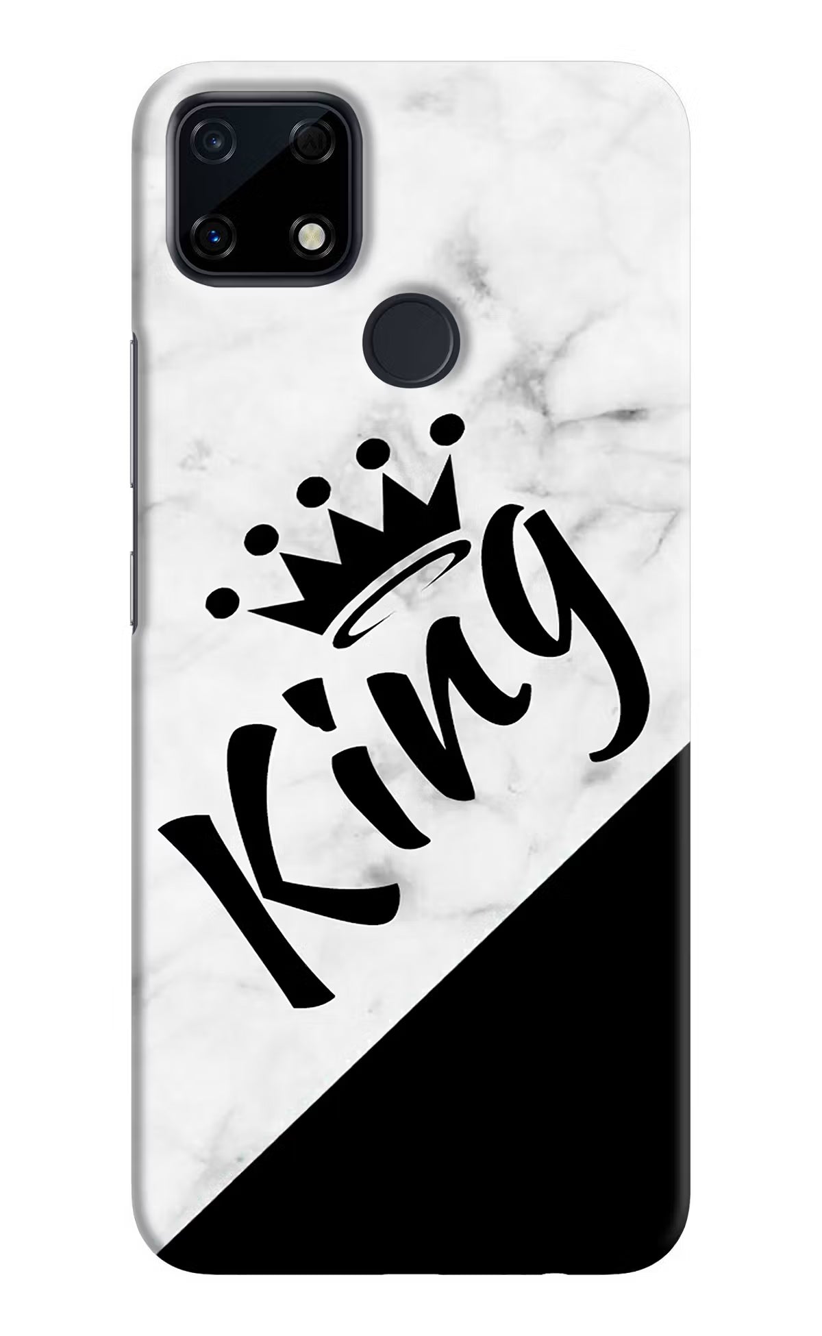 King Realme Narzo 30A Hard Case Back Cover by Casekaro