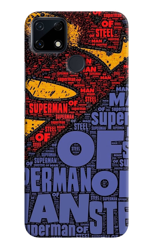 Superman Realme Narzo 30A Hard Case Back Cover by Casekaro