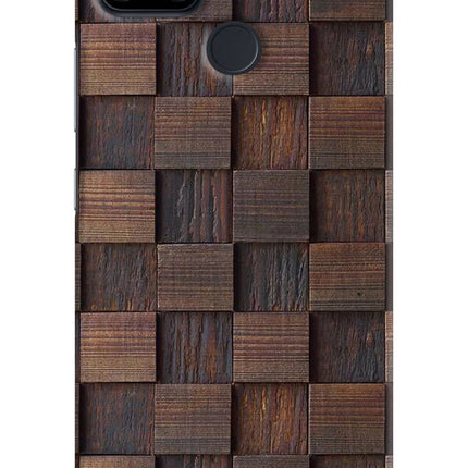Wooden Cube Design Realme Narzo 30A Hard Case Back Cover by Casekaro
