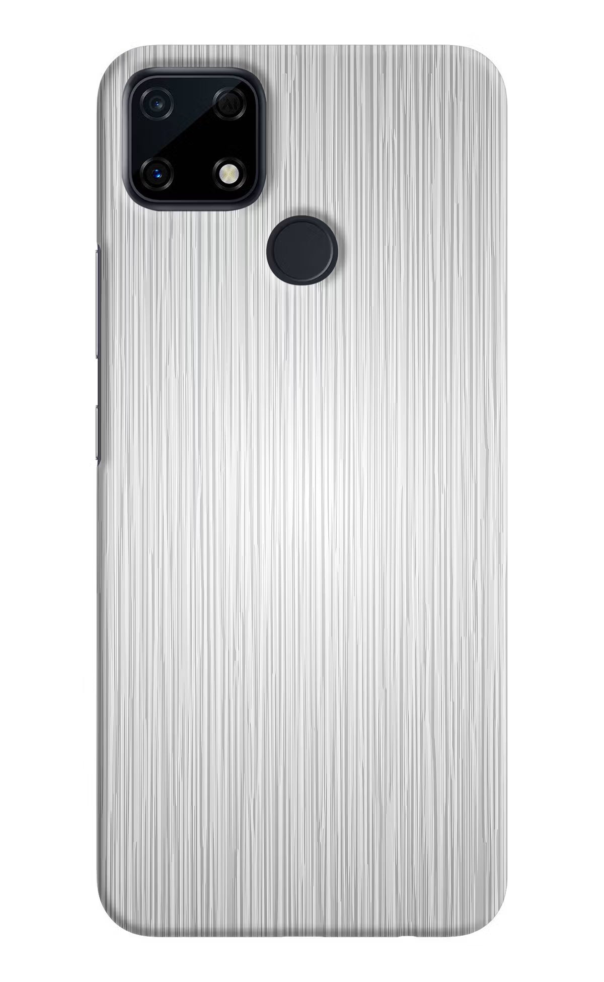 Wooden Grey Texture Realme Narzo 30A Hard Case Back Cover by Casekaro