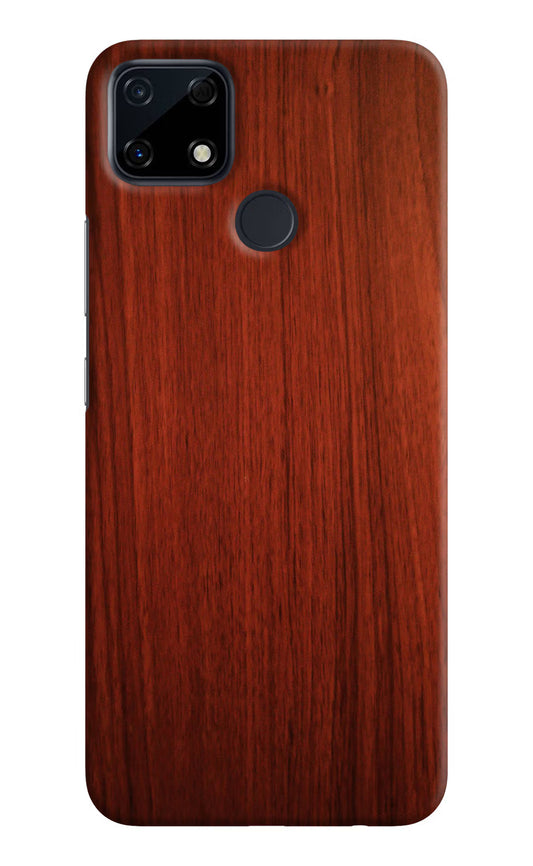 Wooden Plain Pattern Realme Narzo 30A Hard Case Back Cover by Casekaro