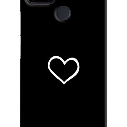 Heart Realme Narzo 30A Hard Case Back Cover by Casekaro