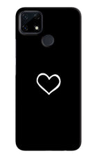 Heart Realme Narzo 30A Hard Case Back Cover by Casekaro