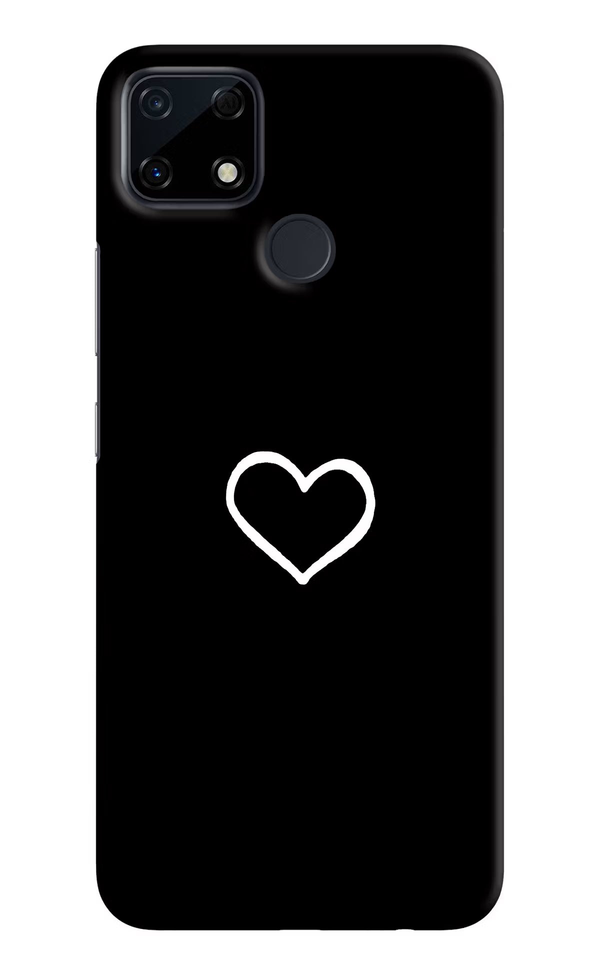 Heart Realme Narzo 30A Hard Case Back Cover by Casekaro