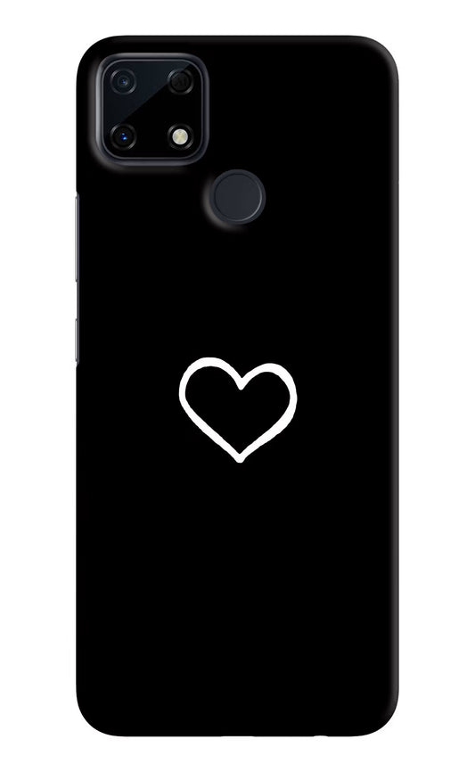 Heart Realme Narzo 30A Hard Case Back Cover by Casekaro