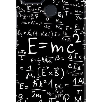 Physics Formula Realme Narzo 30A Hard Case Back Cover by Casekaro