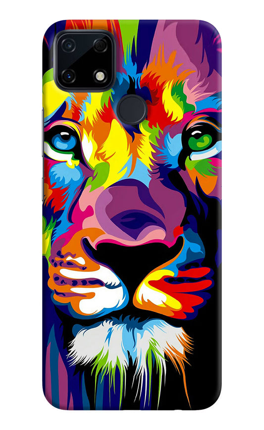 Lion Realme Narzo 30A Hard Case Back Cover by Casekaro