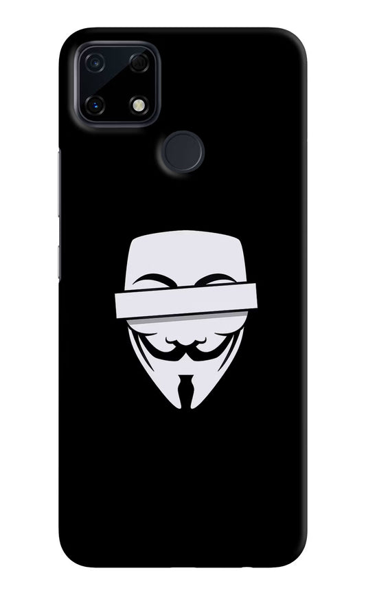 Anonymous Face Realme Narzo 30A Hard Case Back Cover by Casekaro
