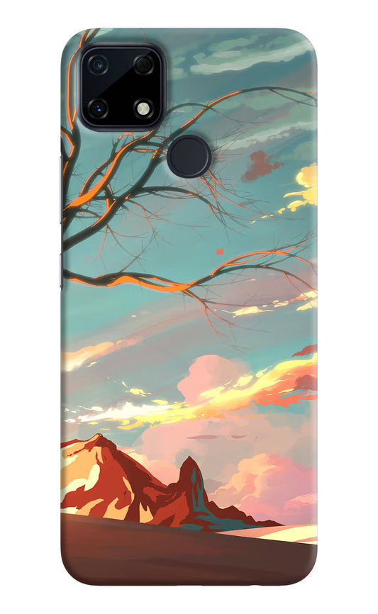Scenery Realme Narzo 30A Hard Case Back Cover by Casekaro