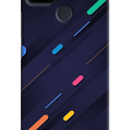 Abstract Design Realme Narzo 30A Hard Case Back Cover by Casekaro