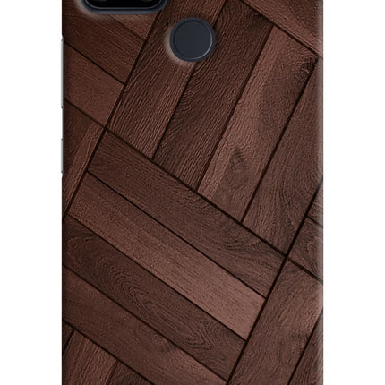 Wooden Texture Design Realme Narzo 30A Hard Case Back Cover by Casekaro