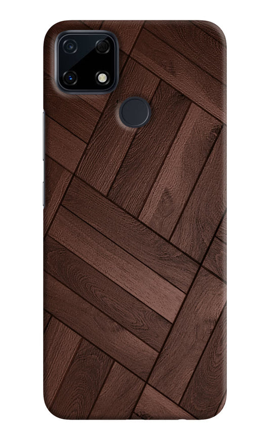 Wooden Texture Design Realme Narzo 30A Hard Case Back Cover by Casekaro