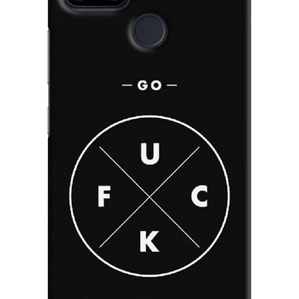 Go Fuck Yourself Realme Narzo 30A Hard Case Back Cover by Casekaro