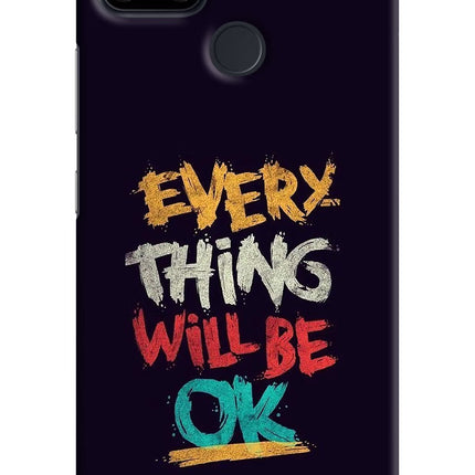 Everything Will Be Ok Realme Narzo 30A Hard Case Back Cover by Casekaro