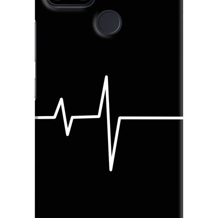 Heart Beats Realme Narzo 30A Hard Case Back Cover by Casekaro