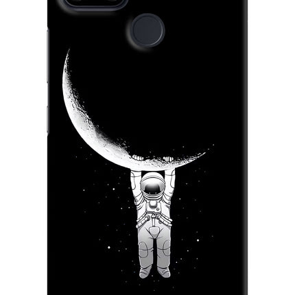 Moon Space Realme Narzo 30A Hard Case Back Cover by Casekaro