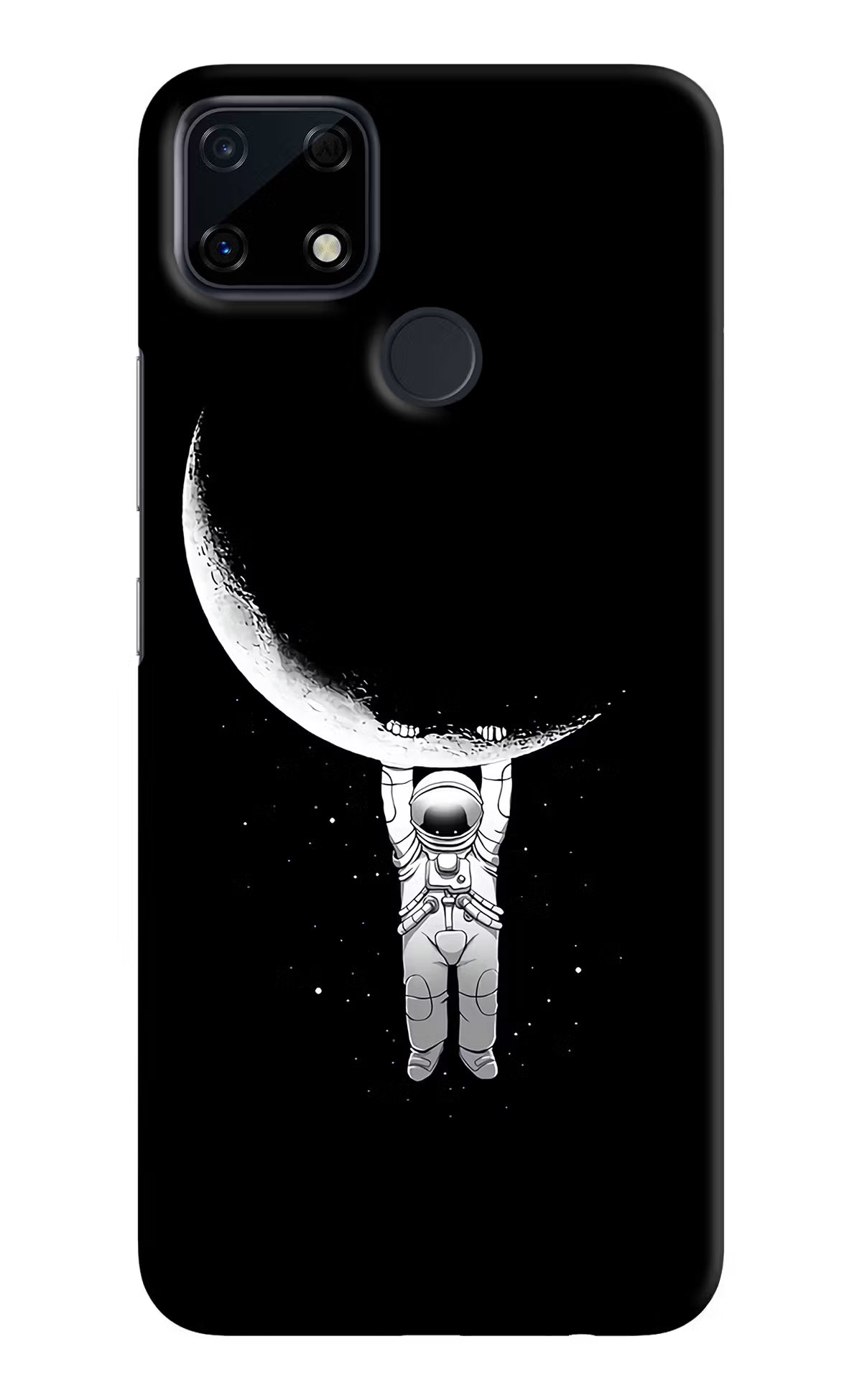 Moon Space Realme Narzo 30A Hard Case Back Cover by Casekaro