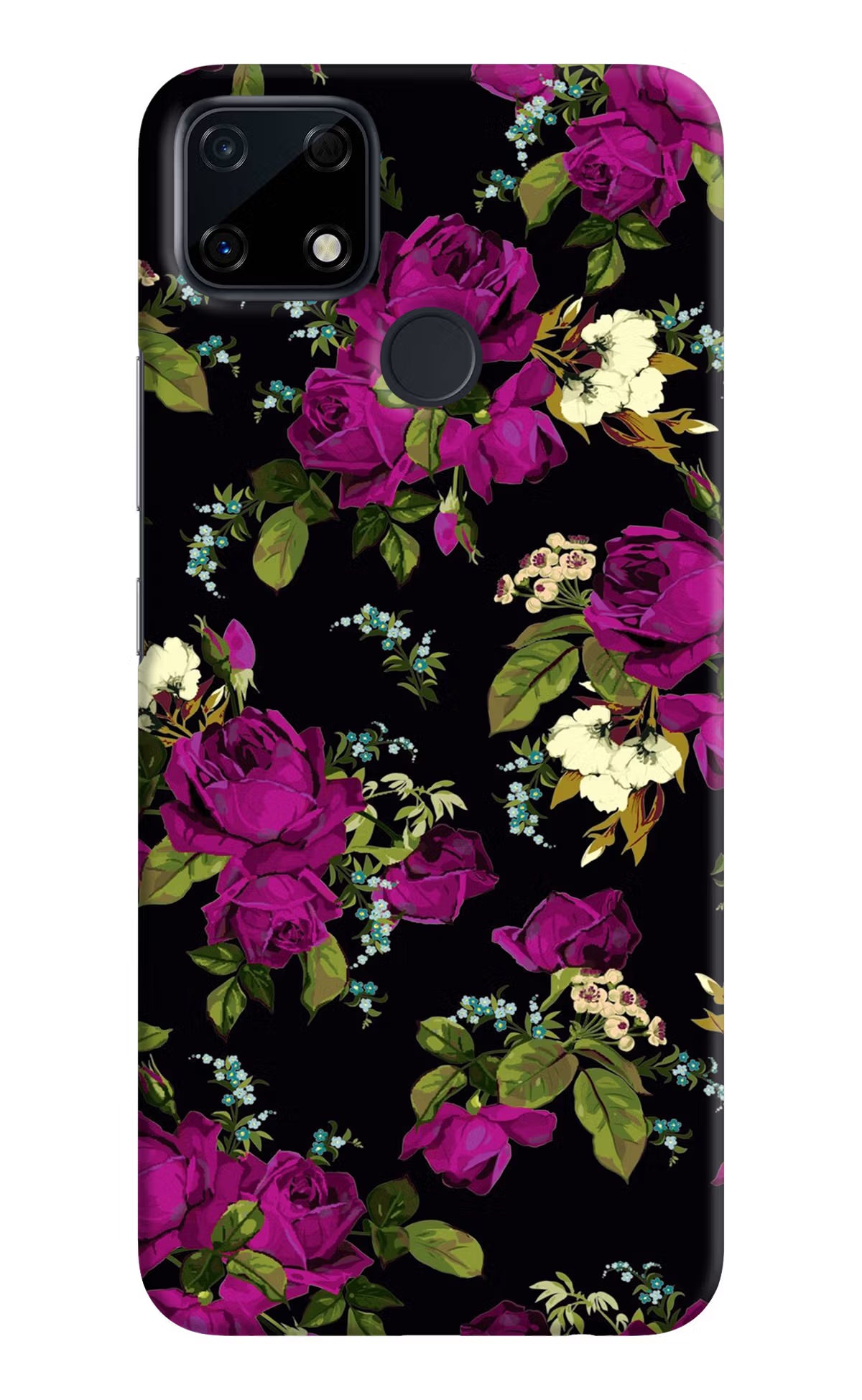 Flowers Realme Narzo 30A Hard Case Back Cover by Casekaro