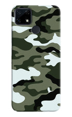 Camouflage Realme Narzo 30A Hard Case Back Cover by Casekaro