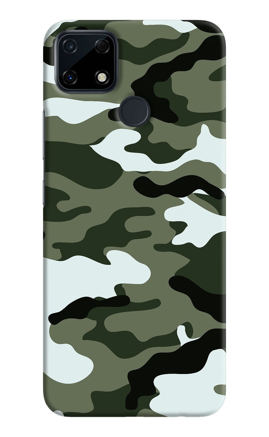 Camouflage Realme Narzo 30A Back Cover, Hard case