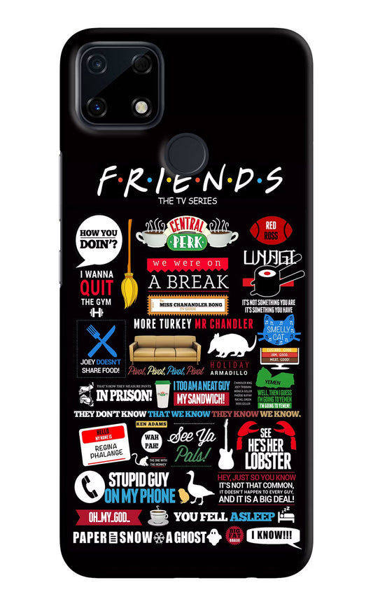 FRIENDS Realme Narzo 30A Hard Case Back Cover by Casekaro