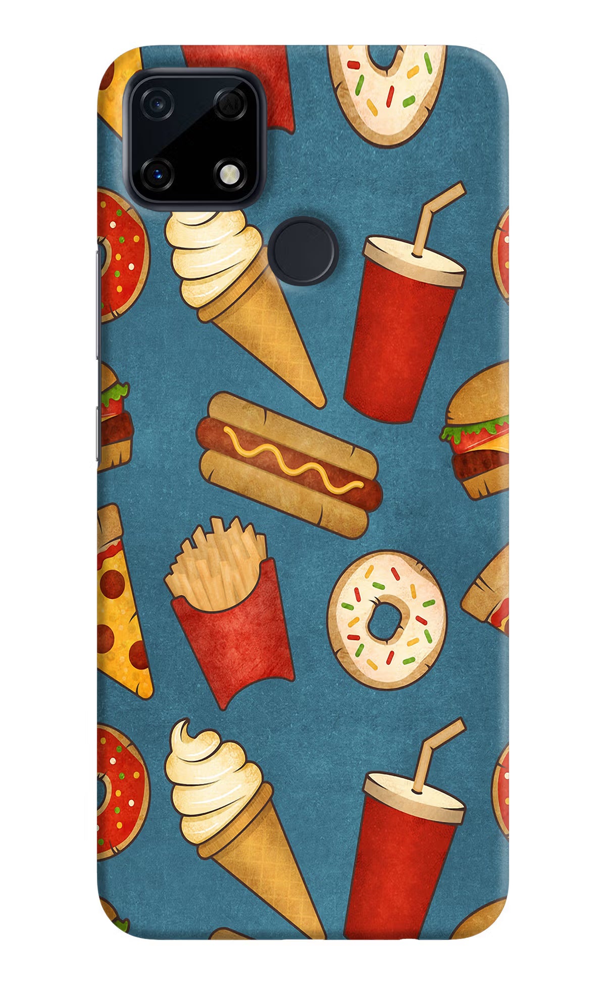 Foodie Realme Narzo 30A Hard Case Back Cover by Casekaro