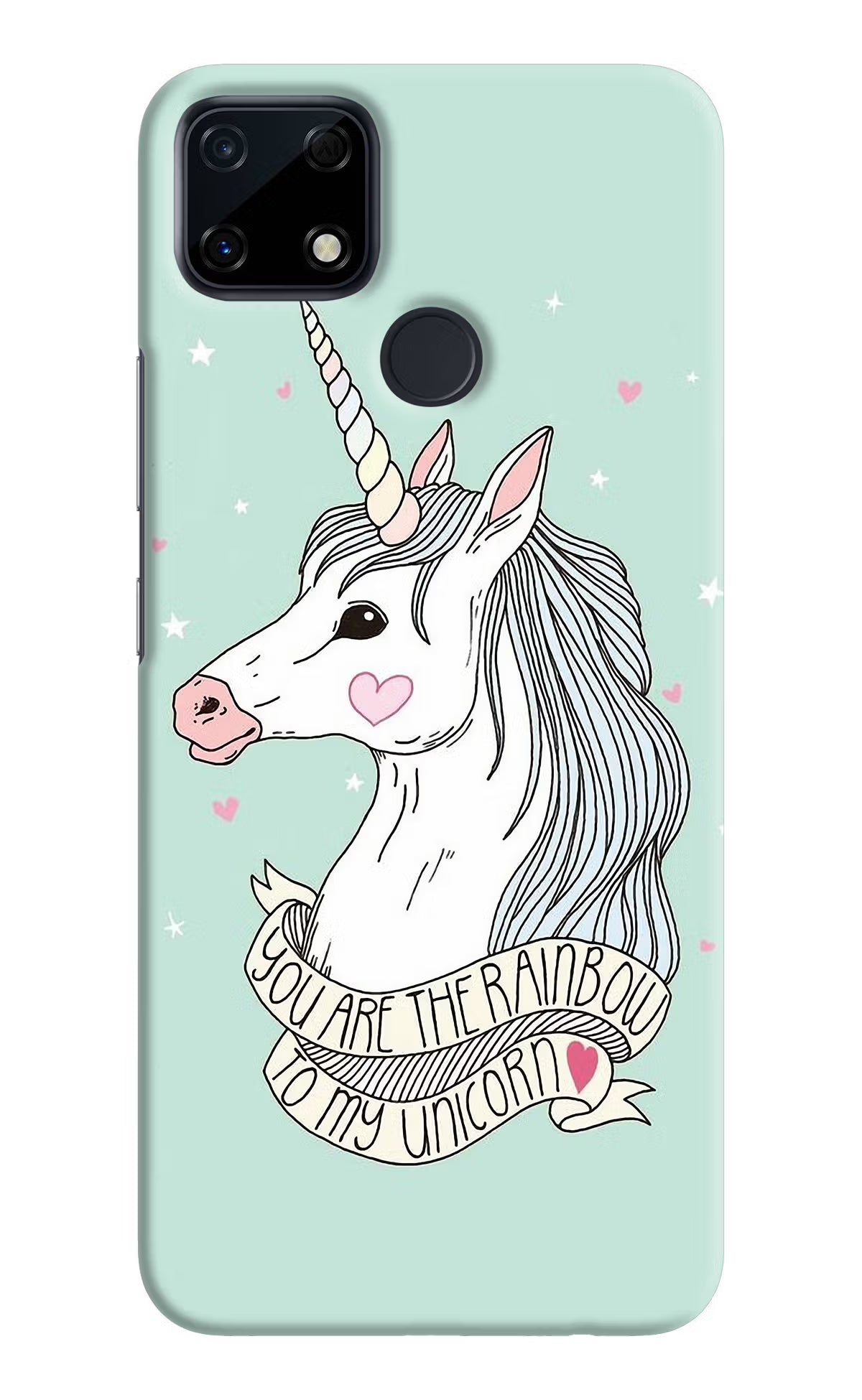 Unicorn Wallpaper Realme Narzo 30A Hard Case Back Cover by Casekaro