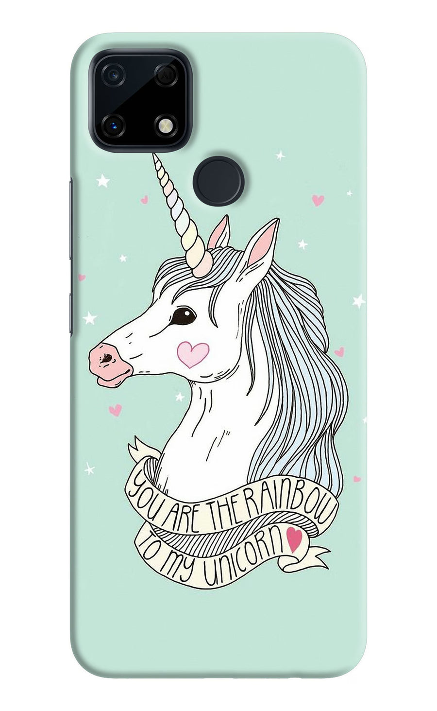 Unicorn Wallpaper Realme Narzo 30A Back Cover, Hard case
