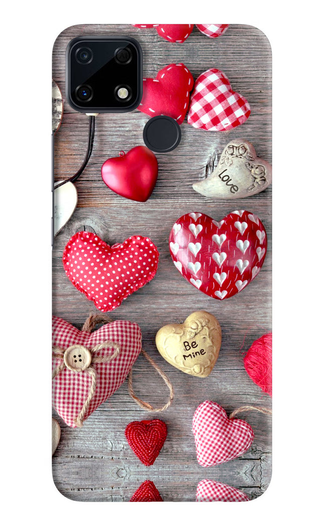 Love Wallpaper Realme Narzo 30A Hard Case Back Cover by Casekaro