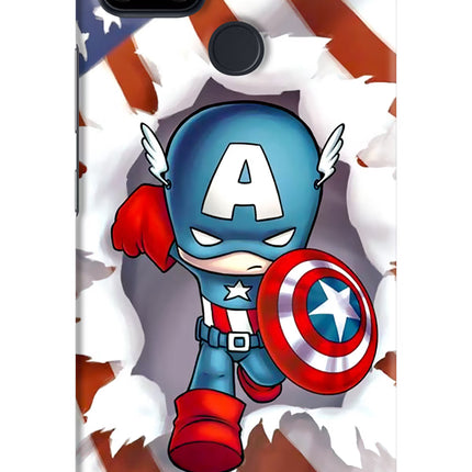Captain America Realme Narzo 30A Hard Case Back Cover by Casekaro