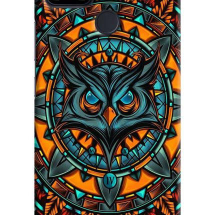 Angry Owl Art Realme Narzo 30A Hard Case Back Cover by Casekaro