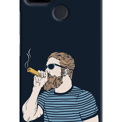 Smoking Realme Narzo 30A Hard Case Back Cover by Casekaro