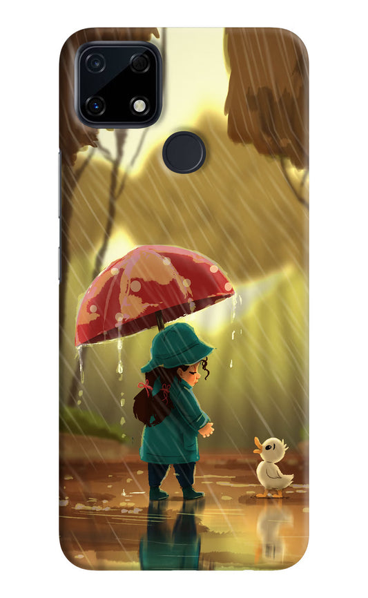 Rainy Day Realme Narzo 30A Hard Case Back Cover by Casekaro