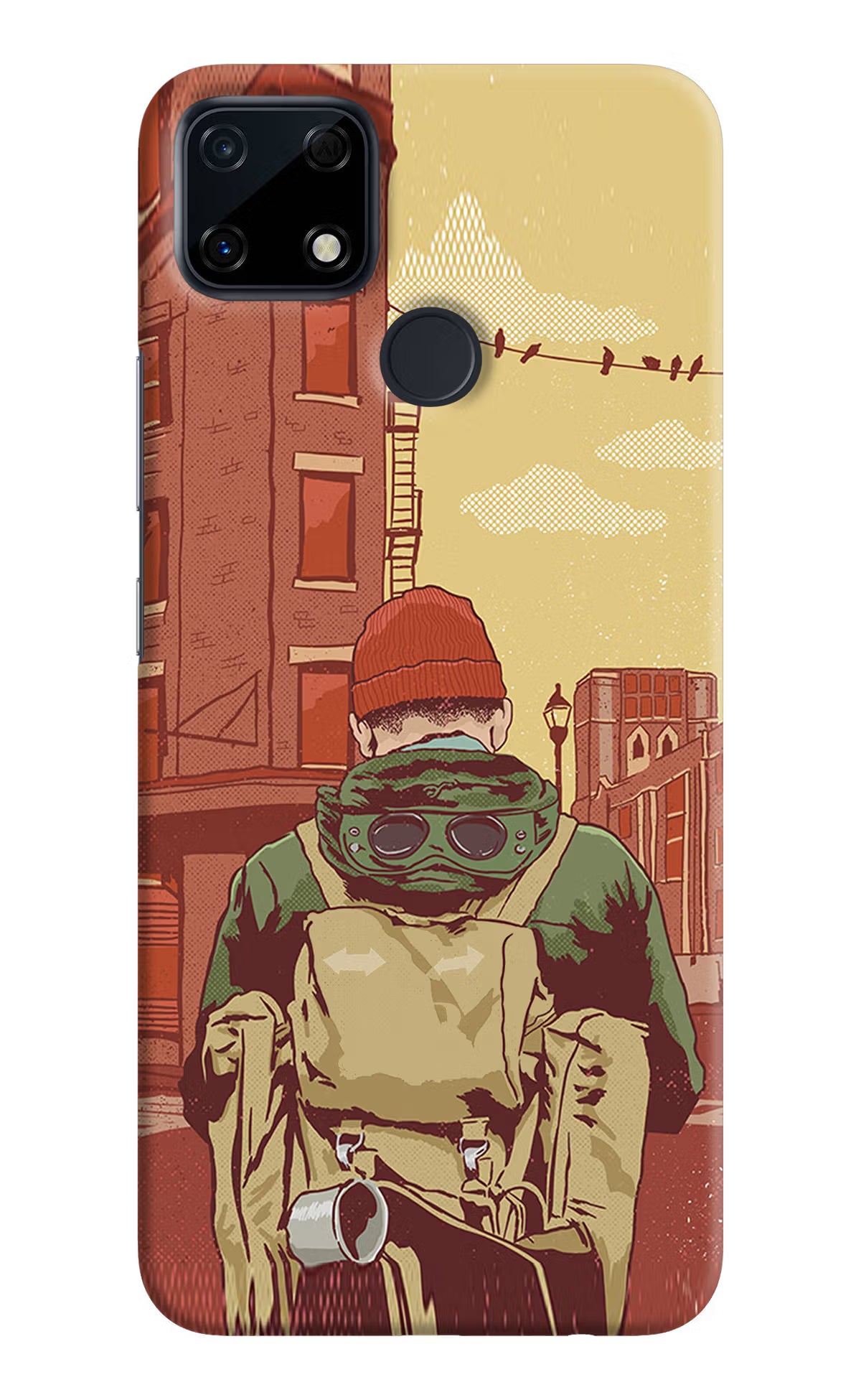 Adventurous Realme Narzo 30A Hard Case Back Cover by Casekaro