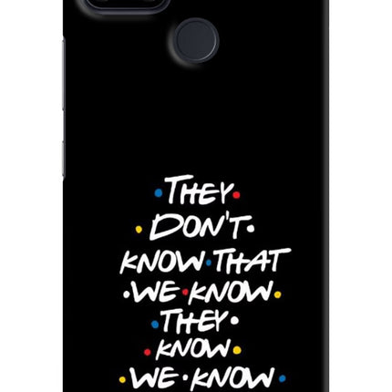 FRIENDS Dialogue Realme Narzo 30A Hard Case Back Cover by Casekaro