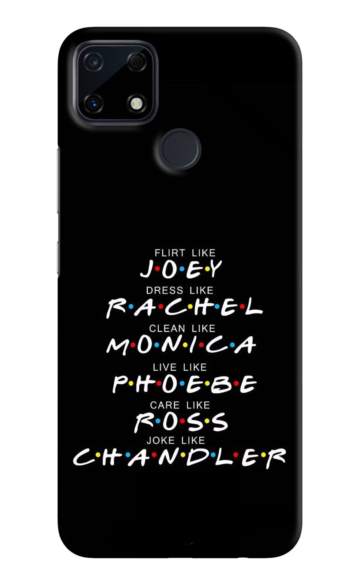 FRIENDS Character Realme Narzo 30A Hard Case Back Cover by Casekaro