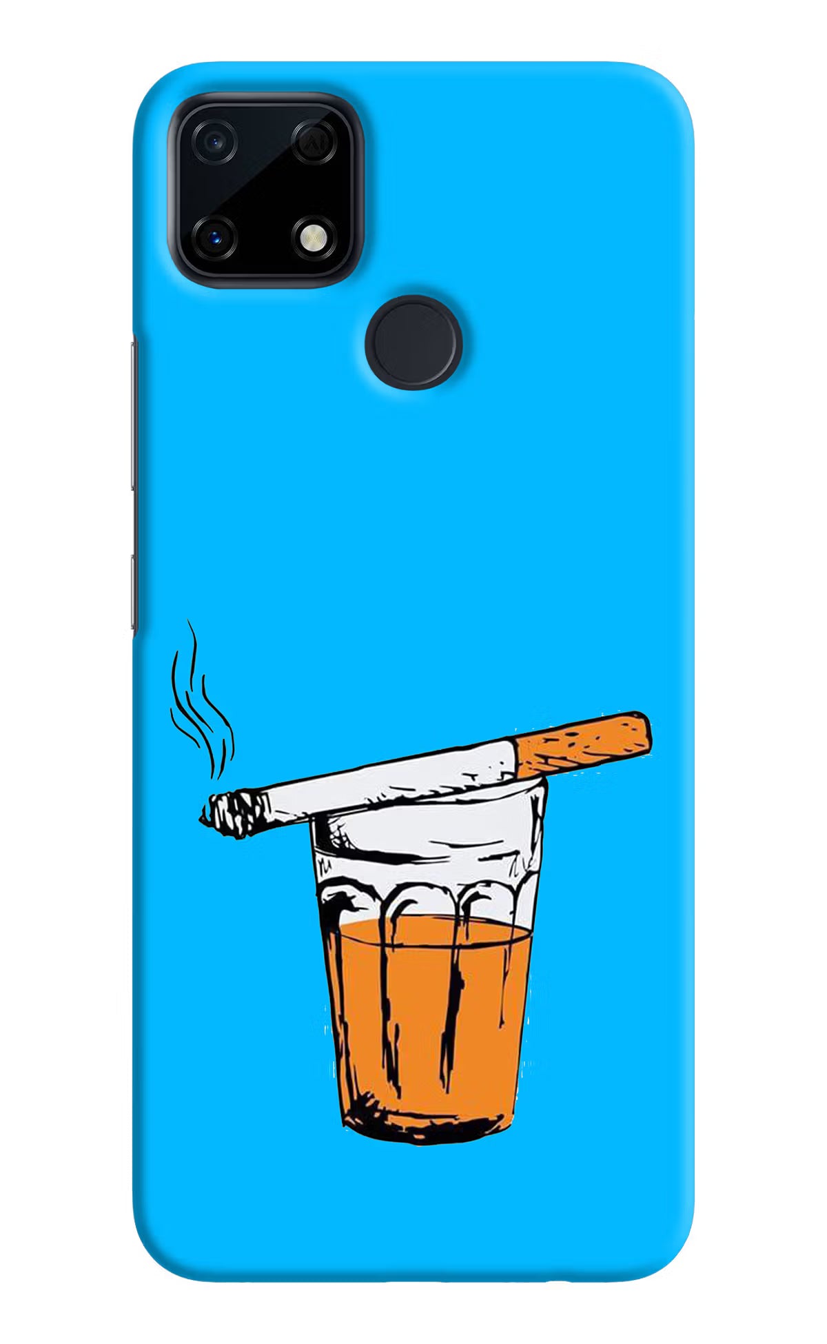 Chai Sutta Realme Narzo 30A Hard Case Back Cover by Casekaro