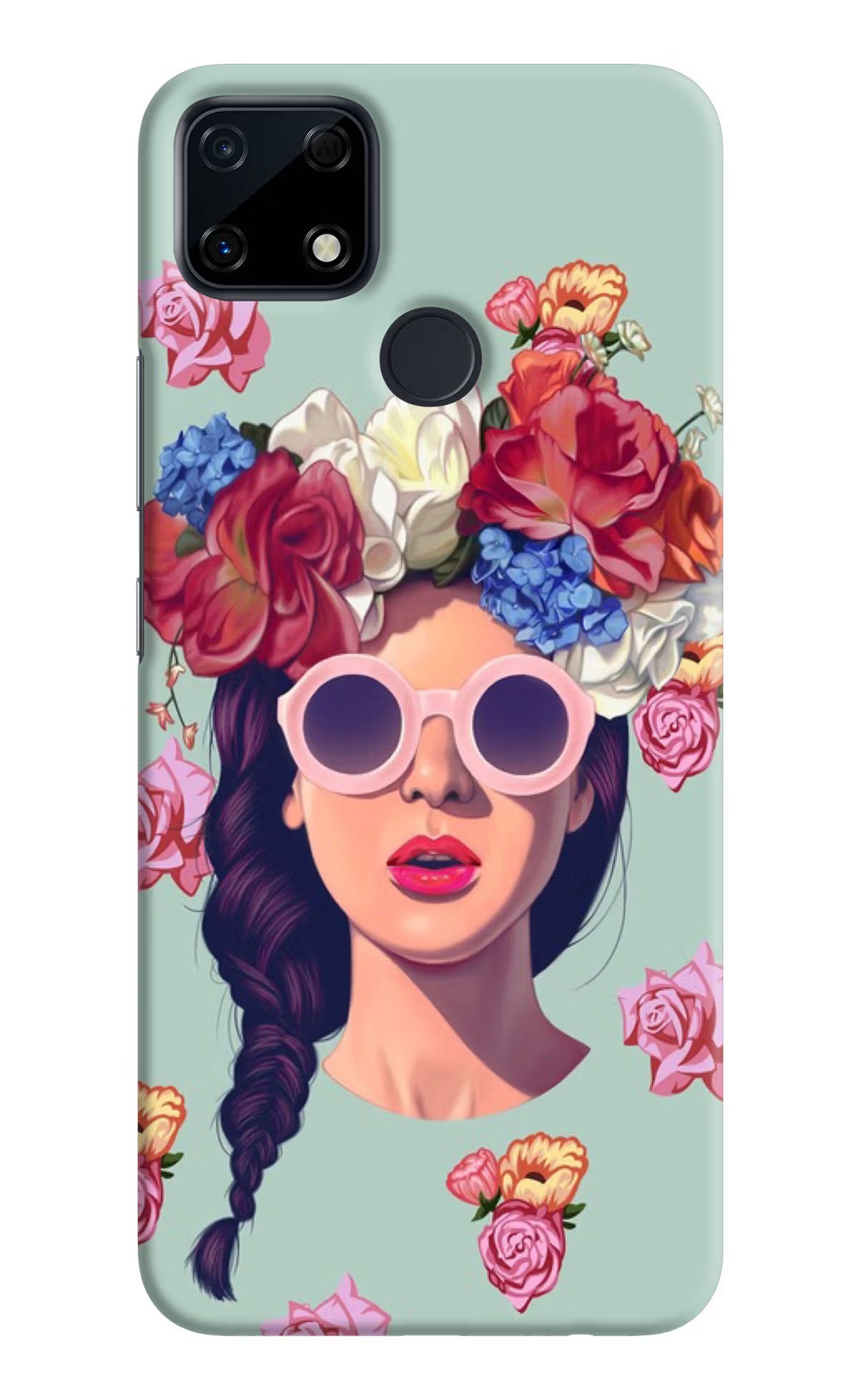 Pretty Girl Realme Narzo 30A Hard Case Back Cover by Casekaro