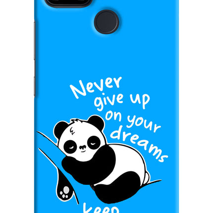 Keep Sleeping Realme Narzo 30A Hard Case Back Cover by Casekaro