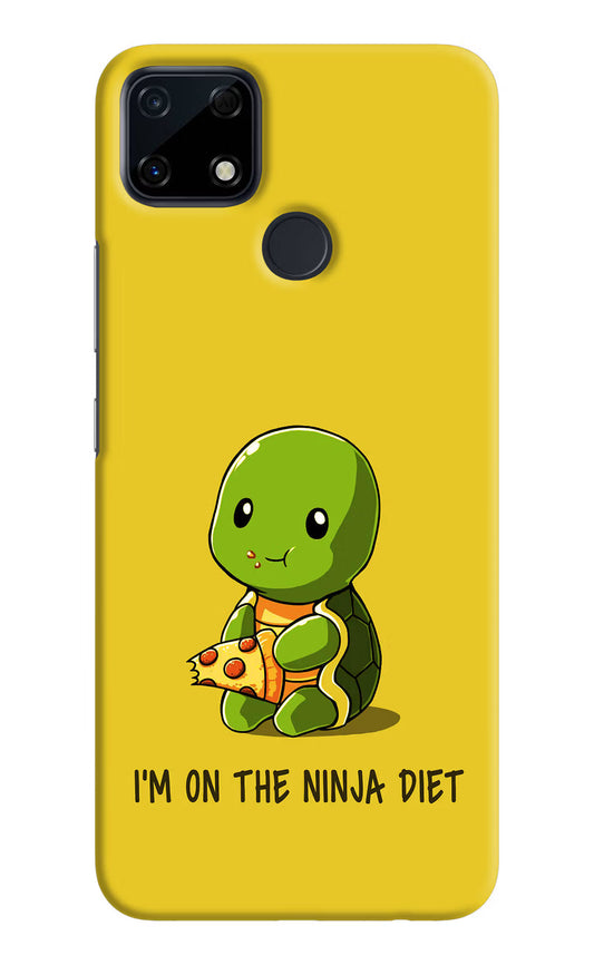 I'm on Ninja Diet Realme Narzo 30A Hard Case Back Cover by Casekaro